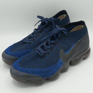 Nike Air VaporMax Flyknit Day to Night College Navy Running Shoes Men's Size 11